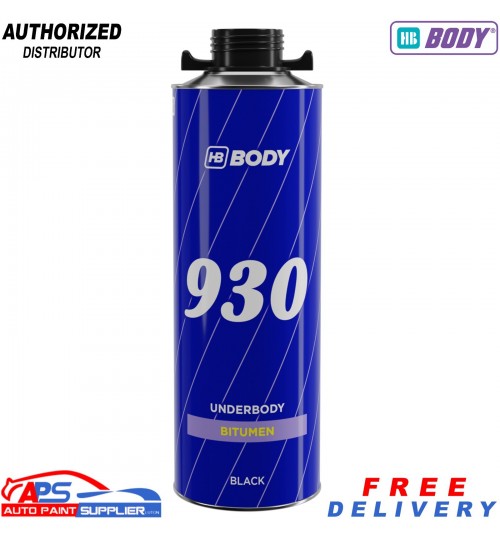 HB Body 930 1L Underbody Coating Black Bitumen – Car Rust Protection